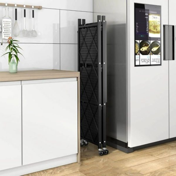 Estante Negro Plegable 127x72x34 - Imagen 10