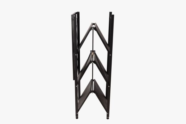 Estante Negro Plegable 127x72x34 - Imagen 8