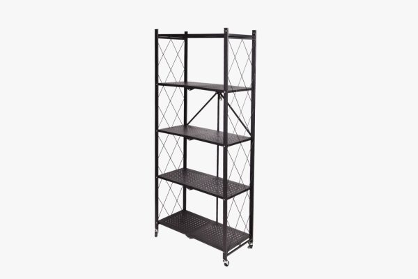 Estante Negro Plegable 127x72x34 - Imagen 6